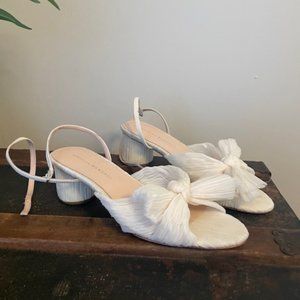 LOEFFLER RANDALL | Dhalia Bow Accents Slingback Pumps | USED ONCE | Size 7.5